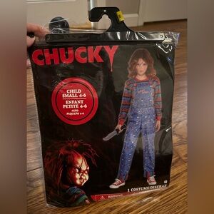Kids Chucky Costume, small size 4-6